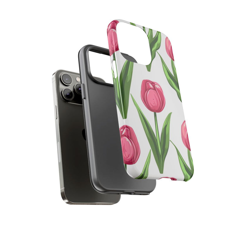 Roze Tulp Bloemenpatroon