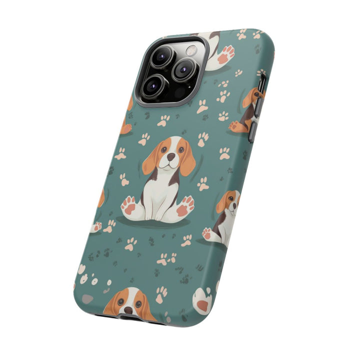 Beagles met Pootafdrukken Patroon