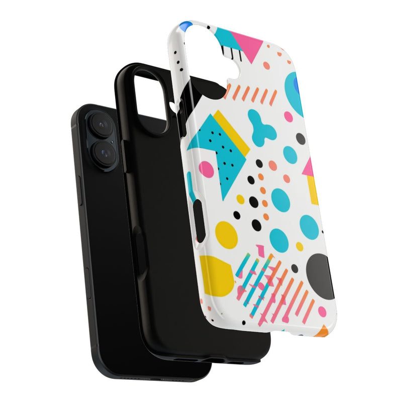 Kleurrijk Memphis Stijl Geometrisch Patroon