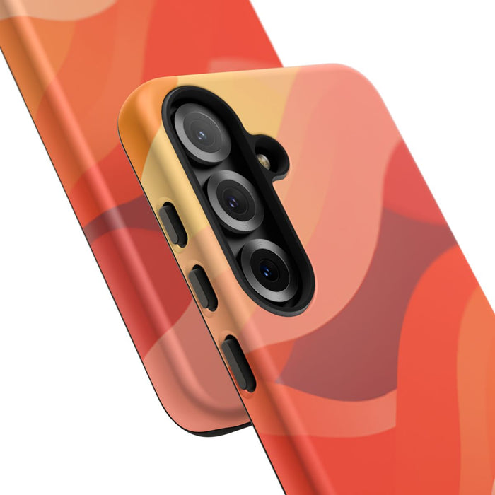 Warme Abstracte Golfpatronen