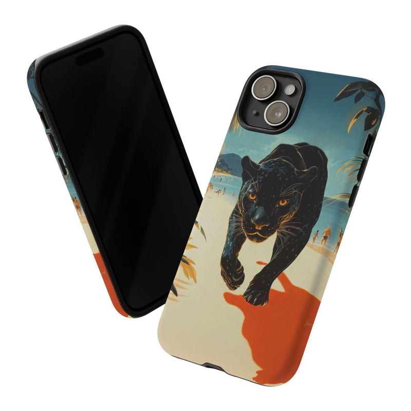 Zwarte Panter op het Strand