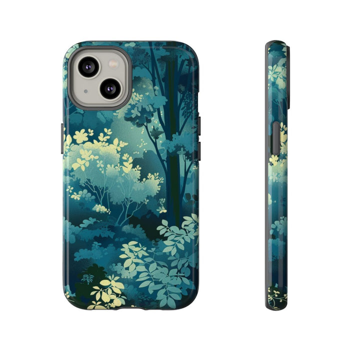 Gloeiende Bosbladeren in Laagjes