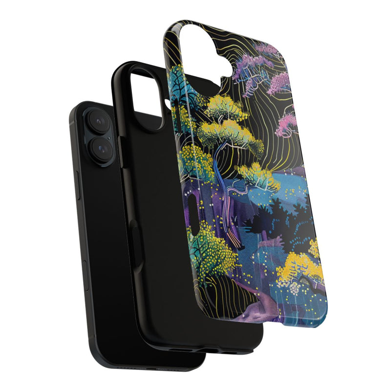 Kleurrijk Abstract Boomlandschap