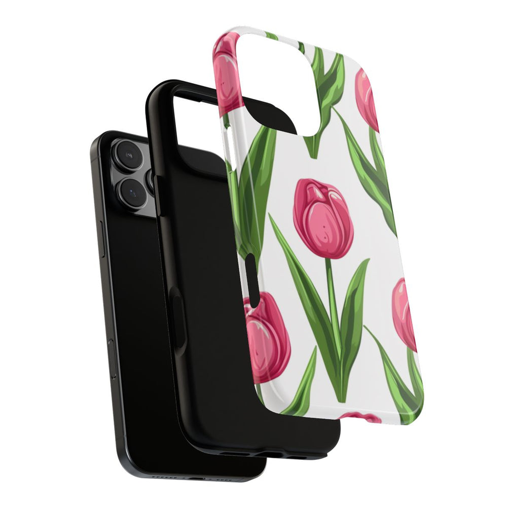 Roze Tulp Bloemenpatroon