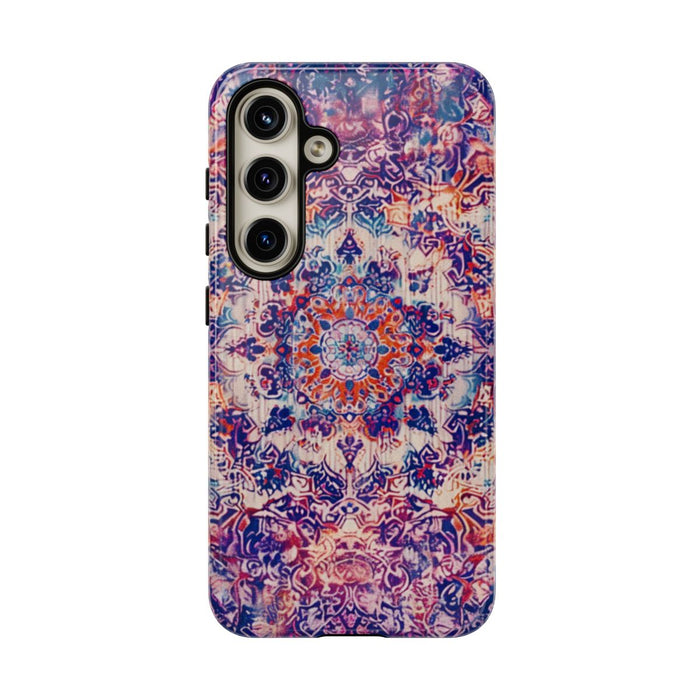 Gedetailleerd Psychedelisch Oosters Tapijtpatroon