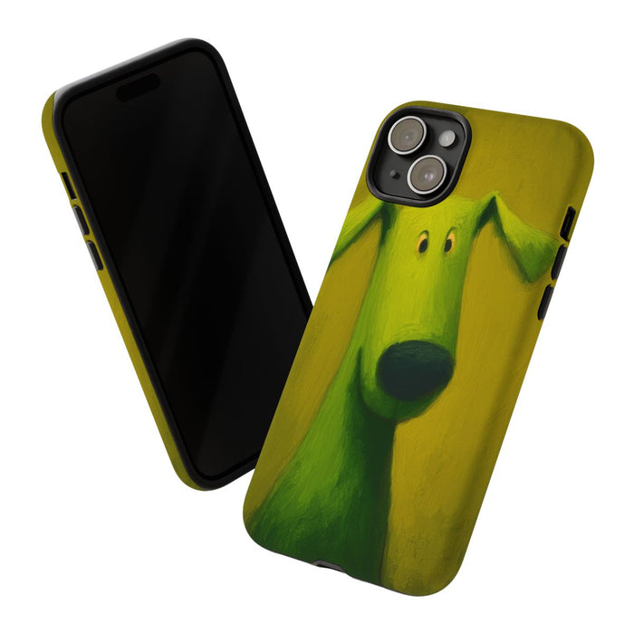 Groene Hond Mat Sterk Hoesje