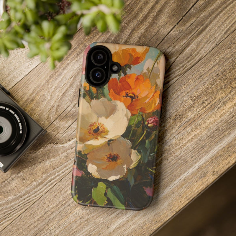 Kleurrijke Bloemen Olieverfschilderij