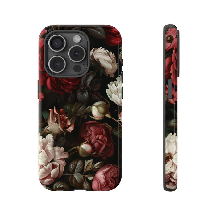 Donkere Bloemenpracht met Rozen en Pioenen