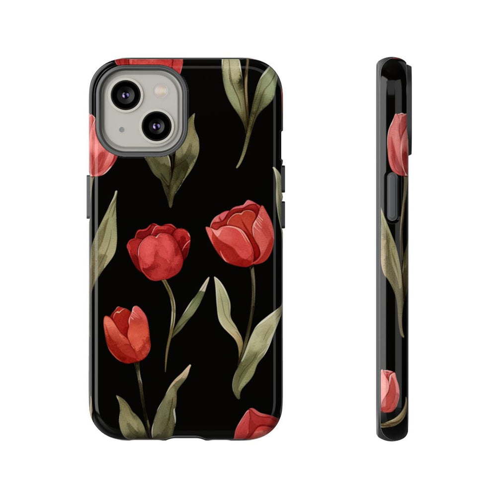 Rode Tulp Bloemenpatroon