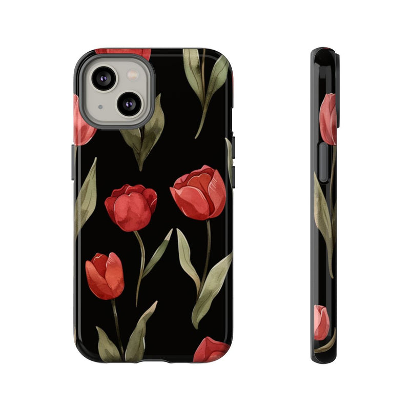 Rode Tulp Bloemenpatroon