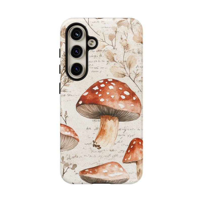 Aquarel Rode Paddenstoelen en Botanische Illustraties