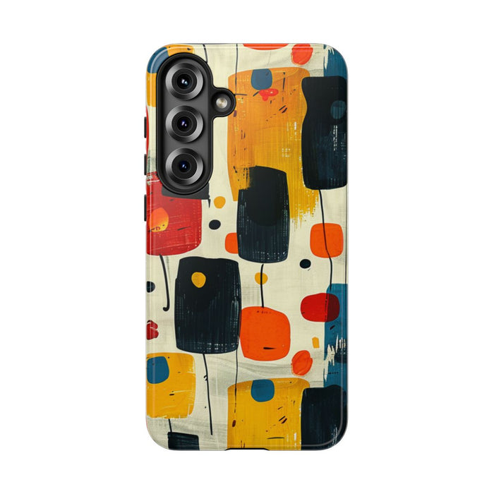 Mid-Century Abstract Geometrisch Patroon