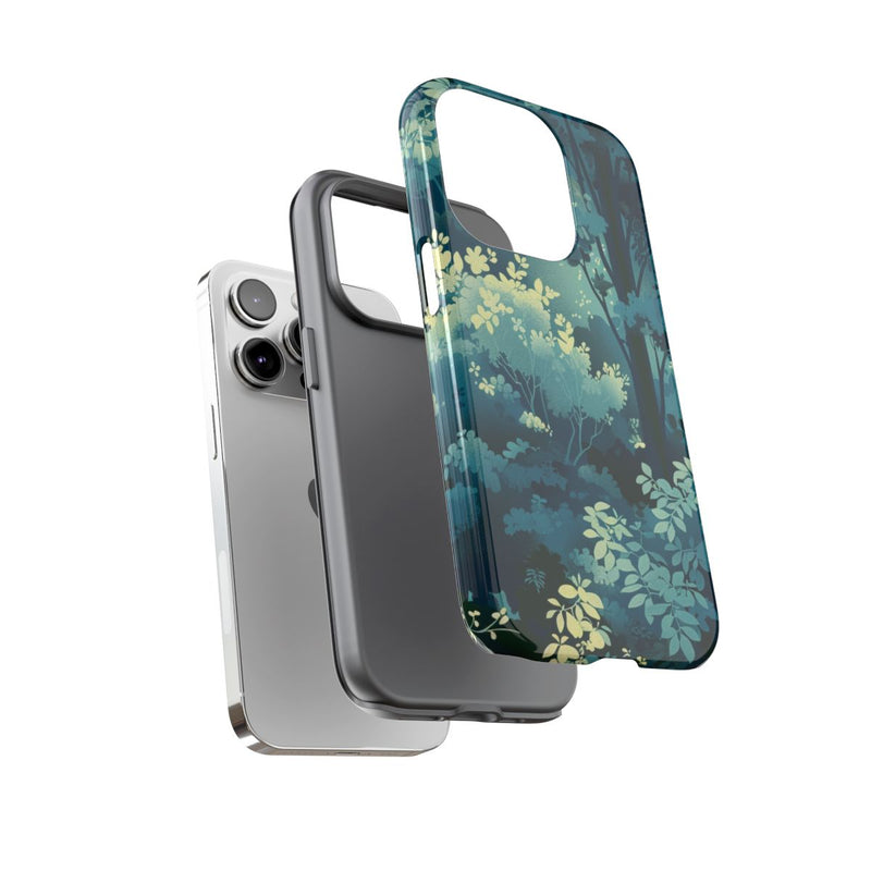 Gloeiende Bosbladeren in Laagjes