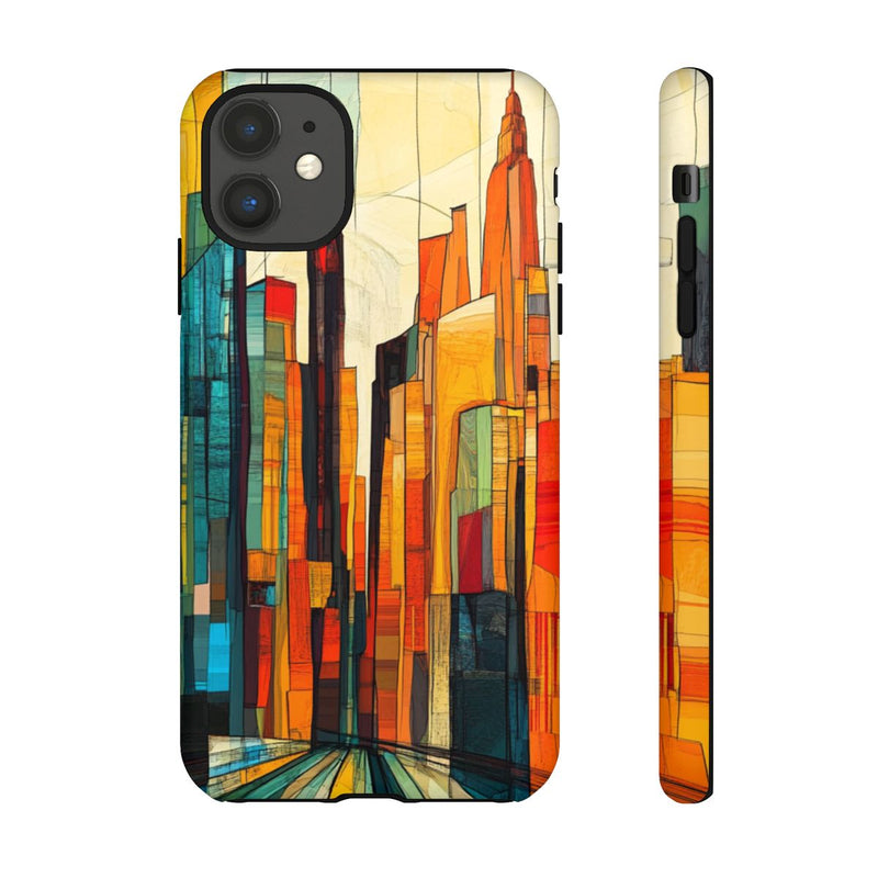 Abstracte Stedelijke Lijntekening