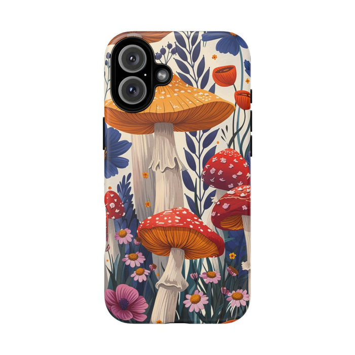 Vrolijke Paddenstoelen en Bloemen