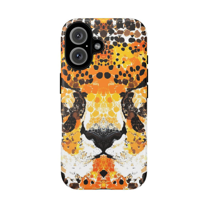 Abstracte Cheetah Gezichtspatroon