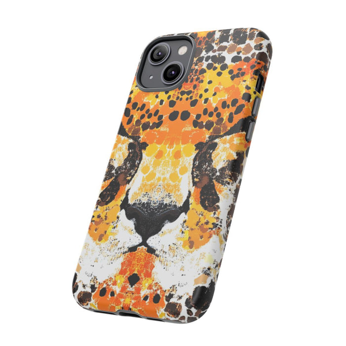 Abstracte Cheetah Kop Patroon