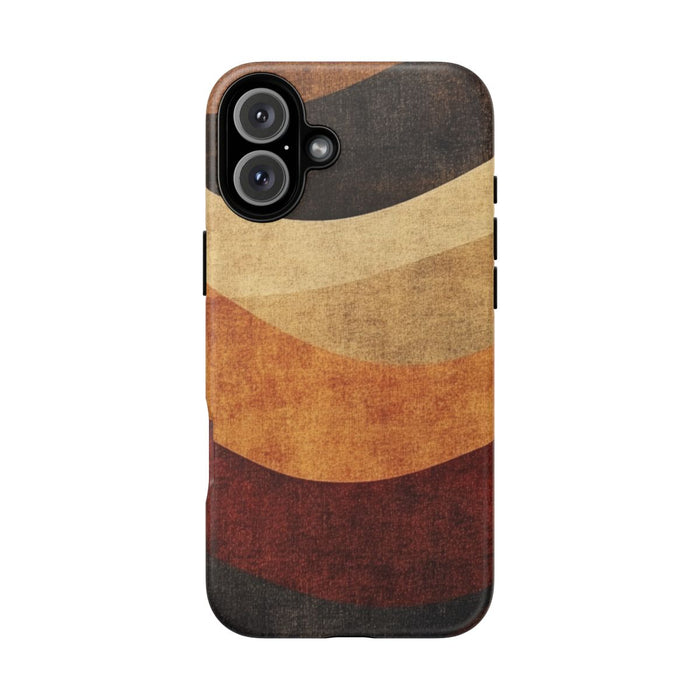 Warme Abstracte Golfpatronen