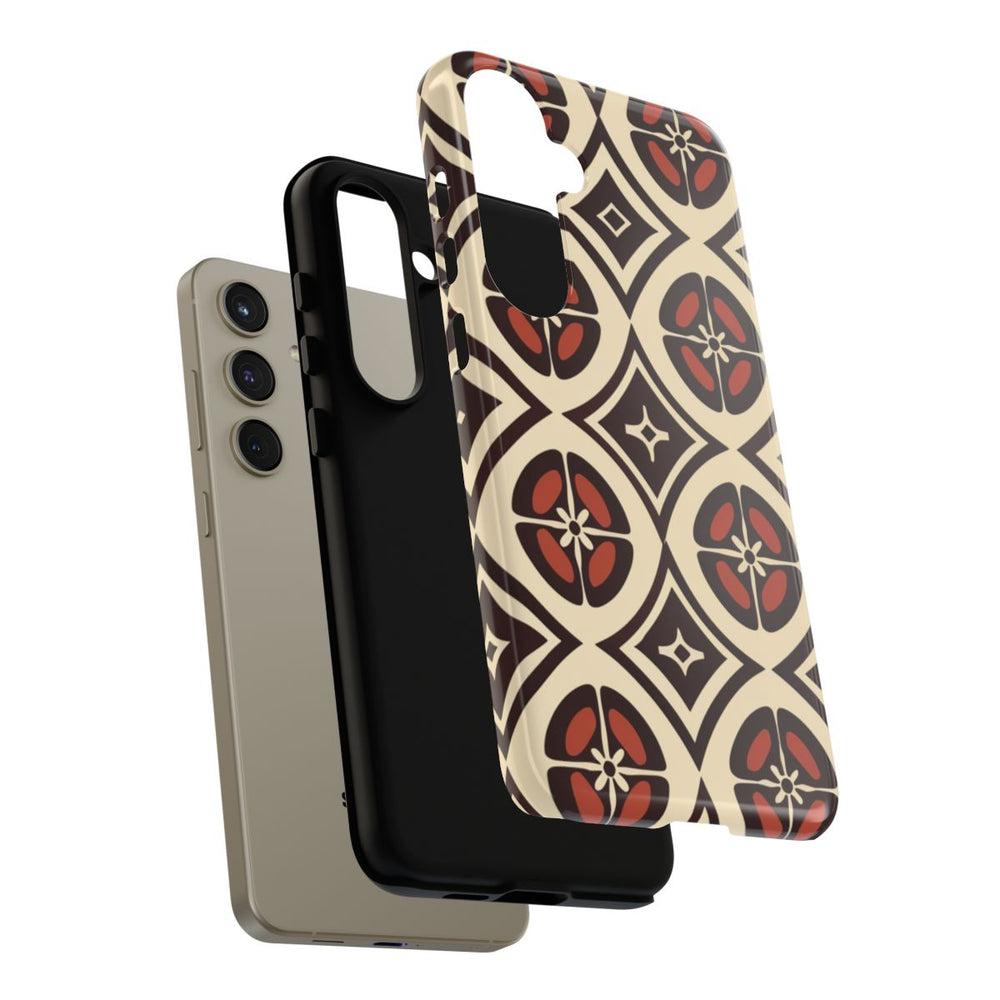 Geometrisch Bruin-Beige Patroon