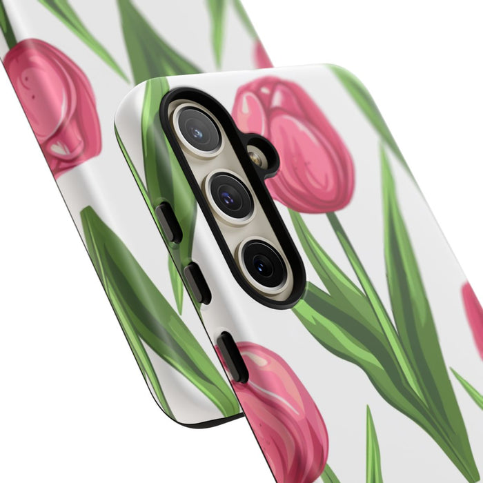 Roze Tulp Bloemenpatroon