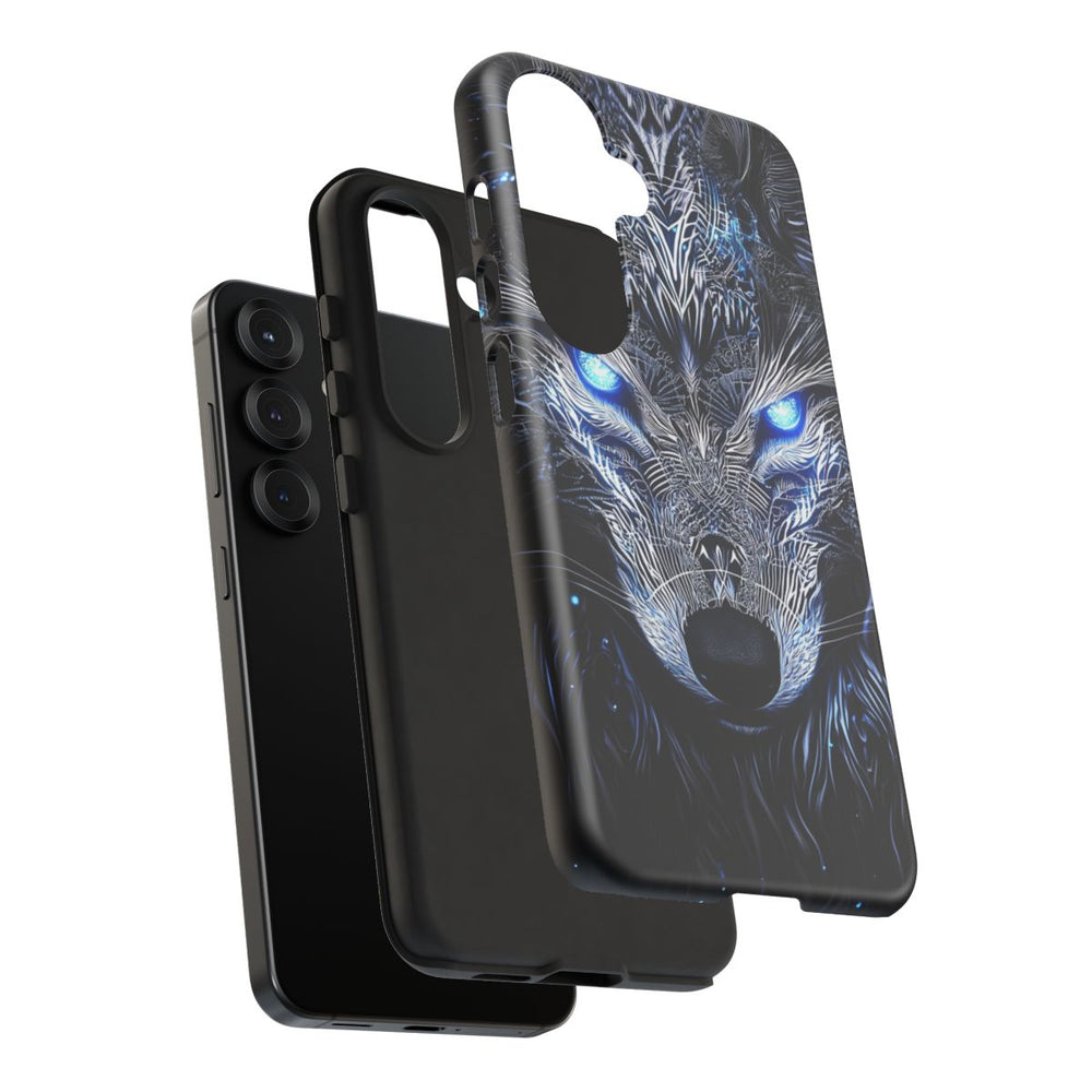 Majestueuze Wolf met Gloeiende Ogen