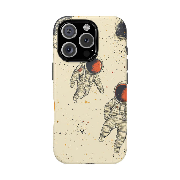 Astronauten Zwevend in de Ruimte Patroon