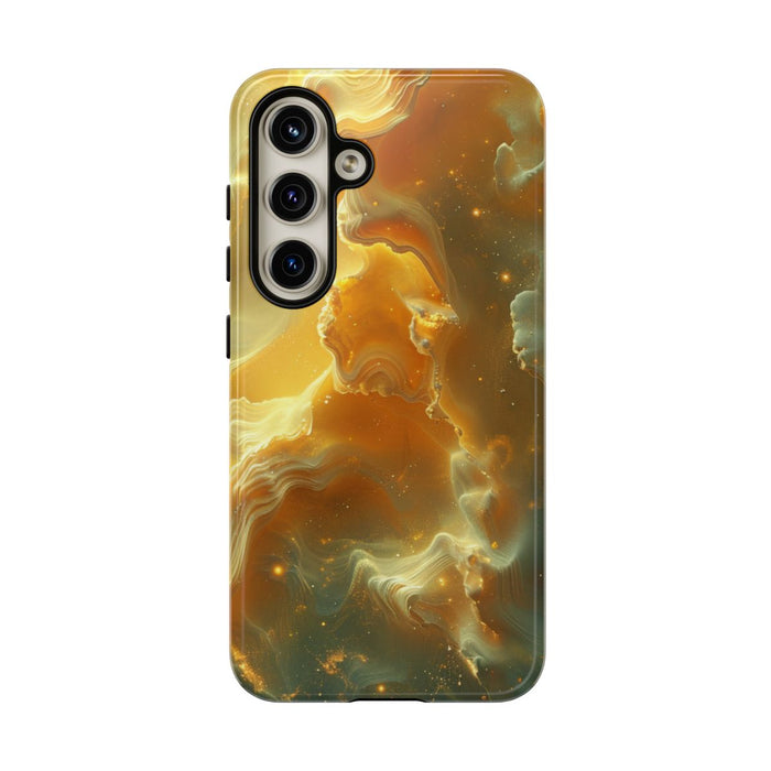 Gouden Nebula Abstract Design