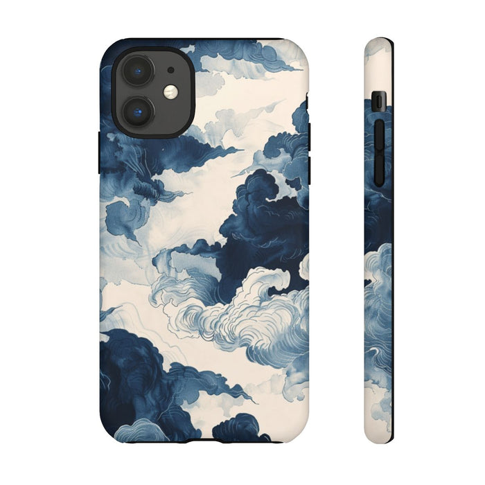 Wolken en Lucht Inktillustratie