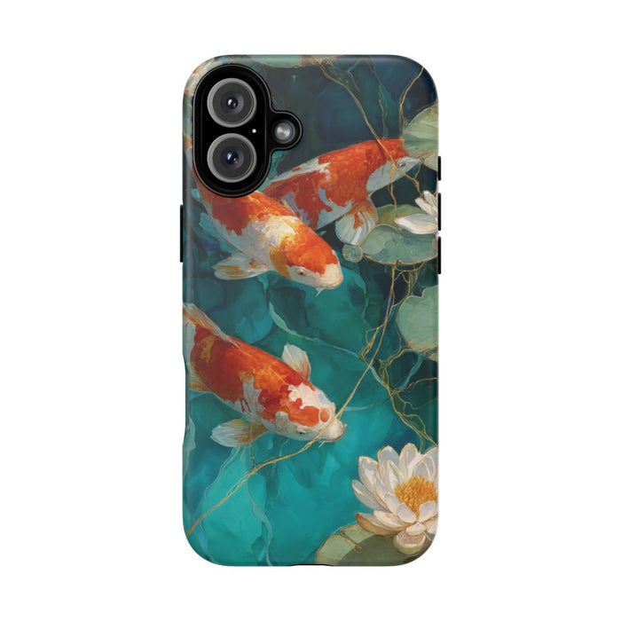 Kleurrijke Koi en Waterlelies