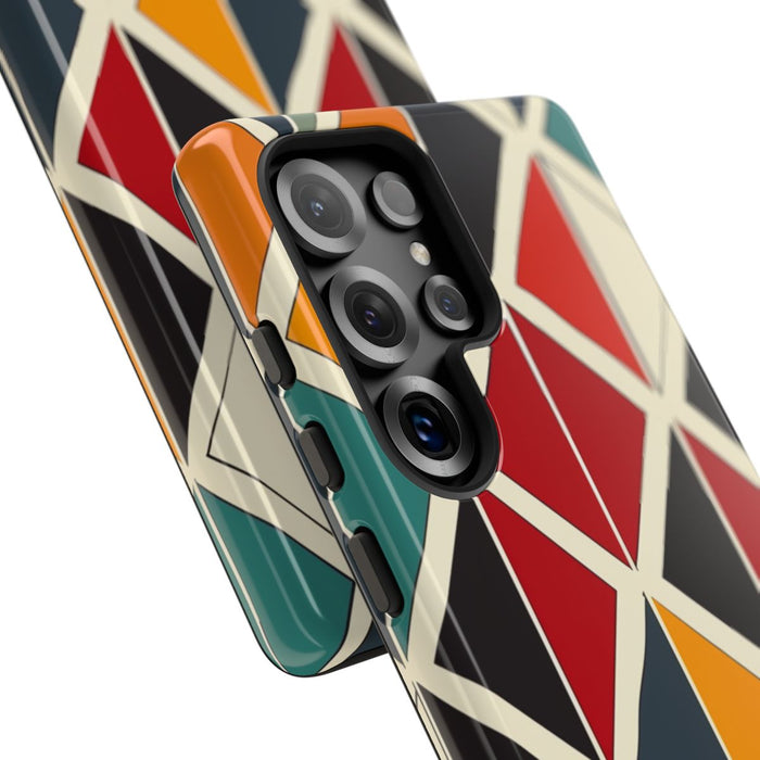 Kleurrijk Geometrisch Diamantpatroon