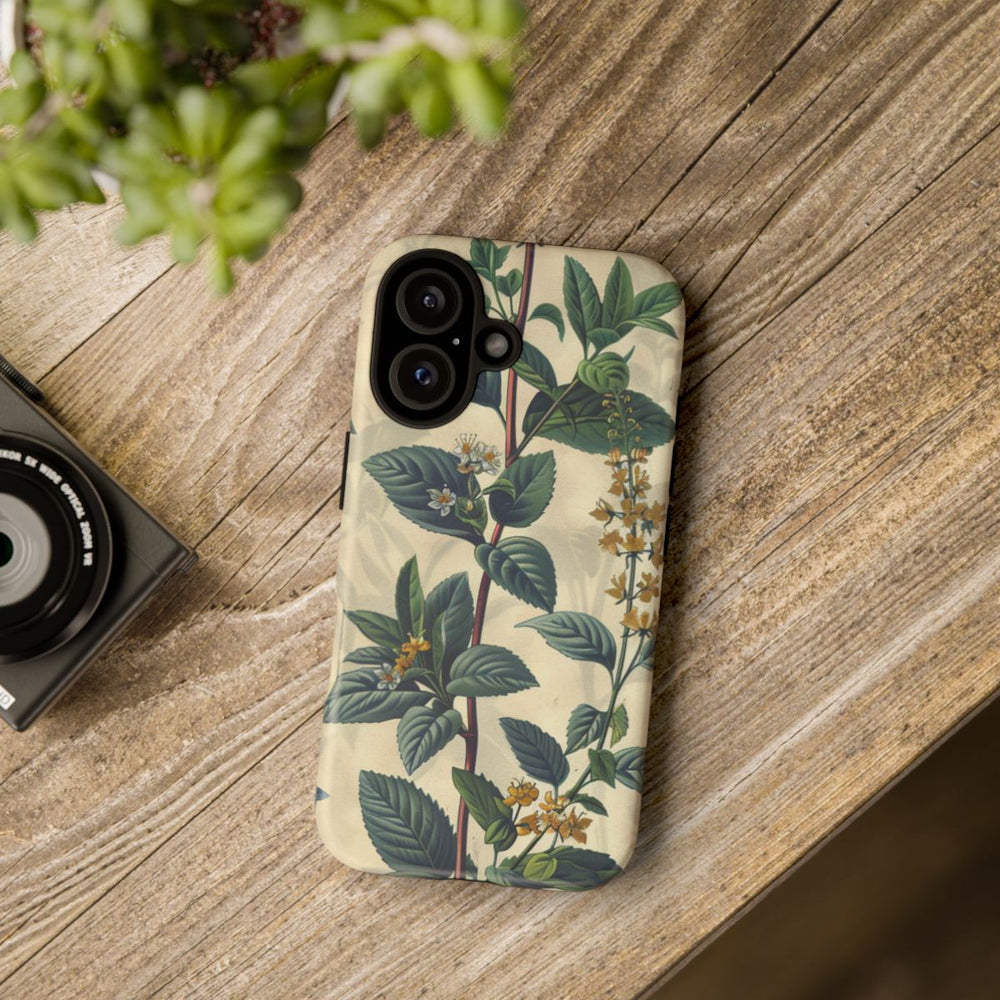 Vintage Botanisch Kruidenpatroon