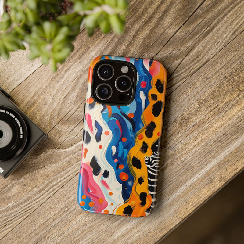 Abstract Kleurrijk Zebra Patroon