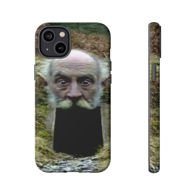 Surrealistische Reuzenhoofd-Toegang in de Natuur