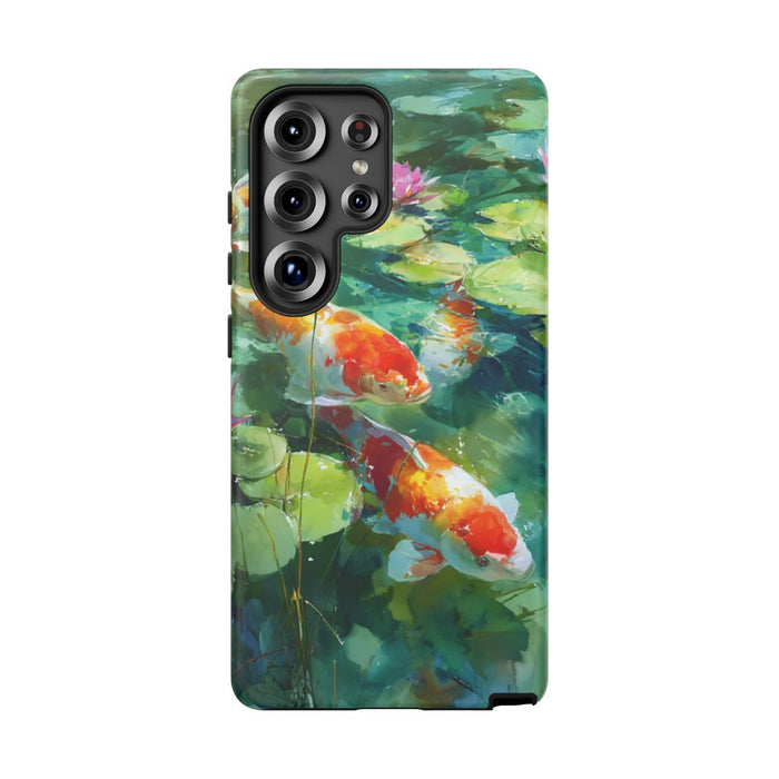 Kleurrijke Koi en Waterlelies