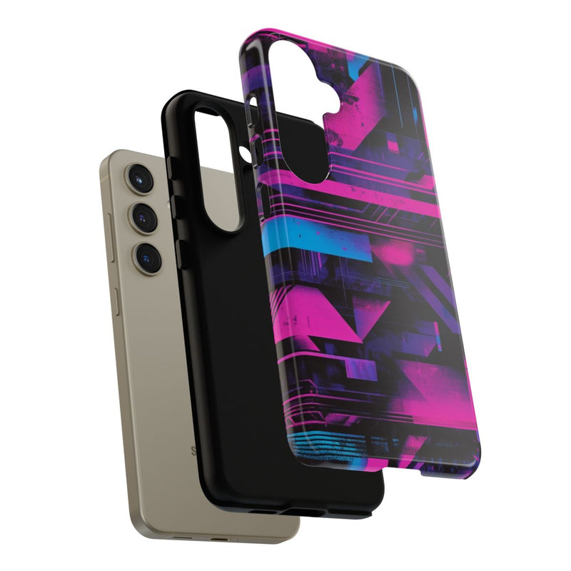 Neon Geometrisch Abstract Patroon