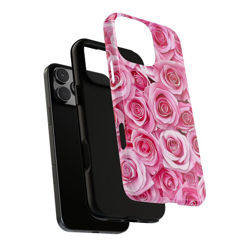 Roze Rozenpatroon