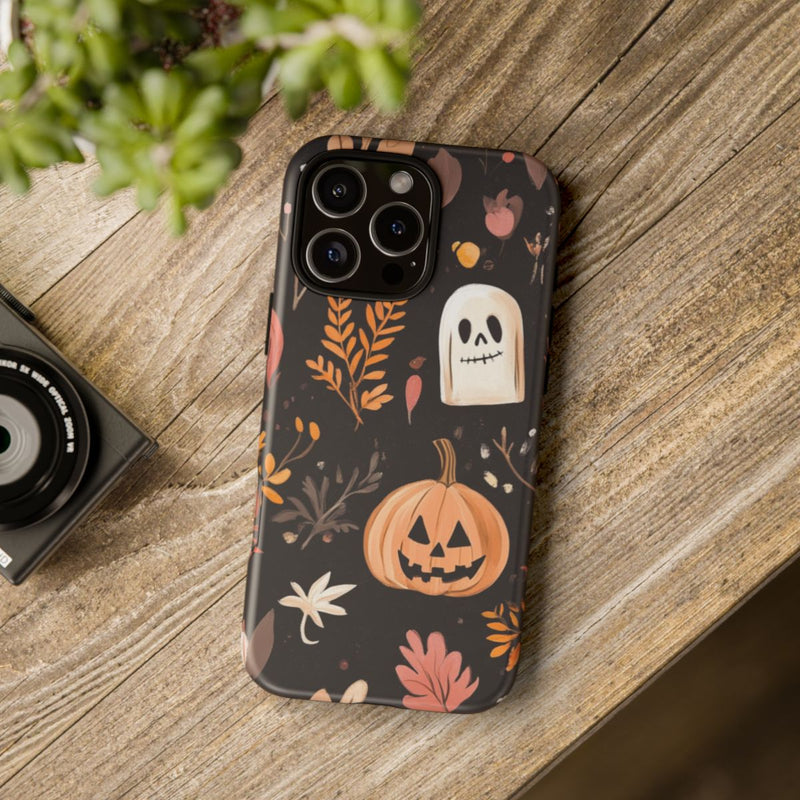 Halloween Pompoen- en Spookmotief