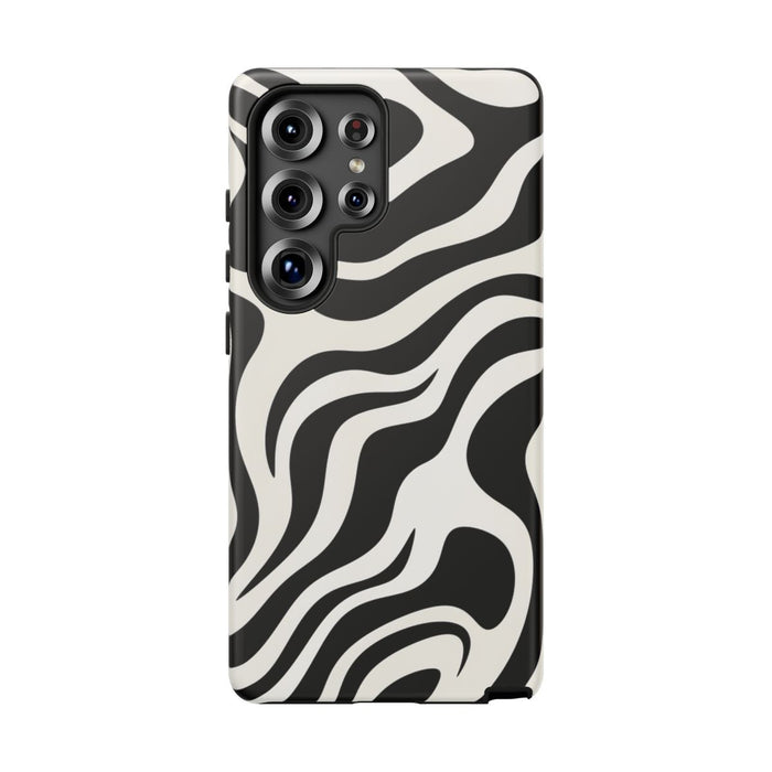 Zwart-Wit Abstract Zebra-Patroon