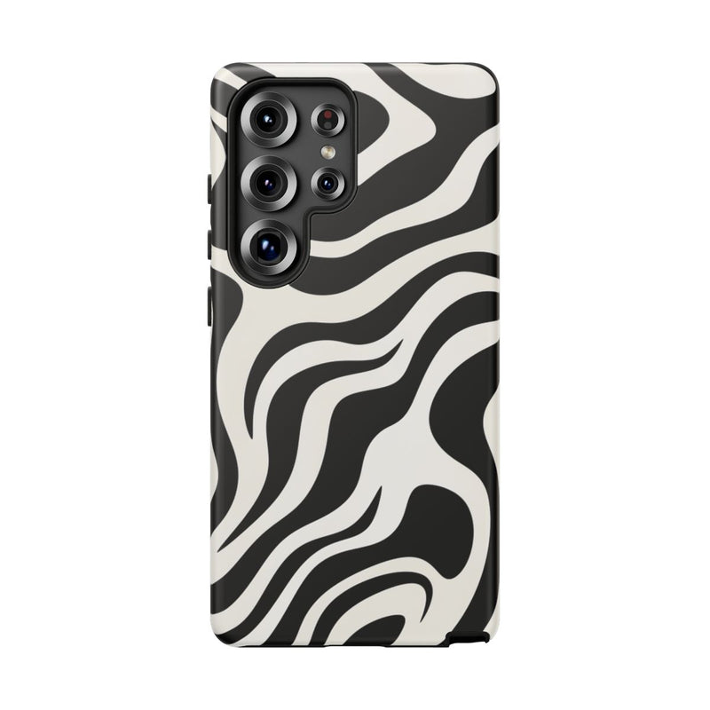 Zwart-Wit Abstract Zebra-Patroon