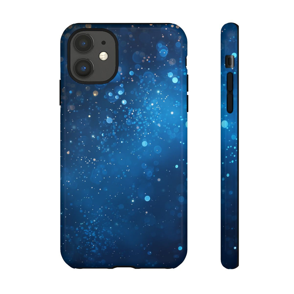 Diepblauwe Sprankelende Lichten