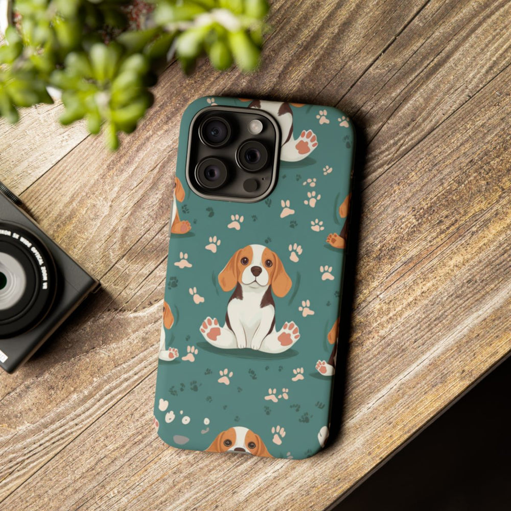 Beagles met Pootafdrukken Patroon