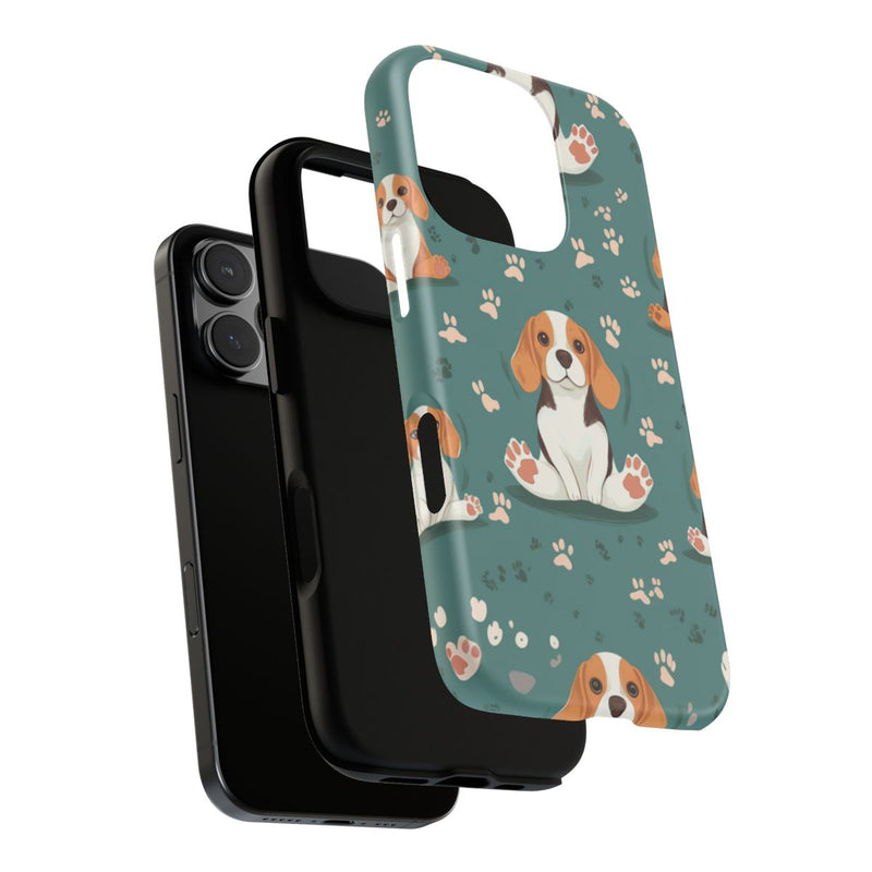 Beagles met Pootafdrukken Patroon