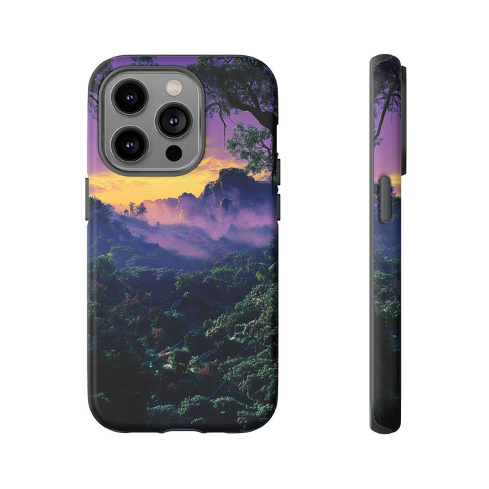 Sprookjesachtige Jungle met Zonsondergang