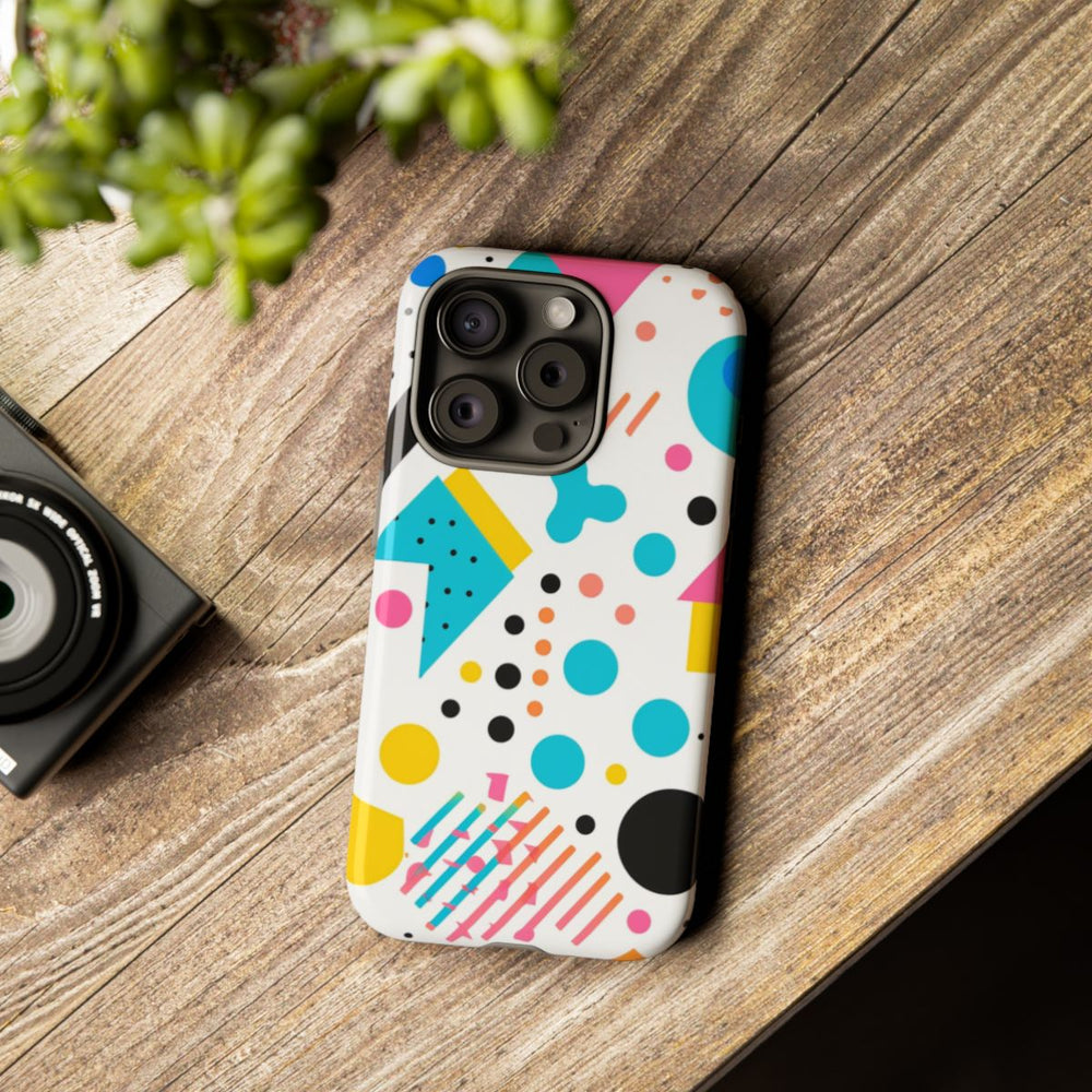 Kleurrijk Memphis Stijl Geometrisch Patroon