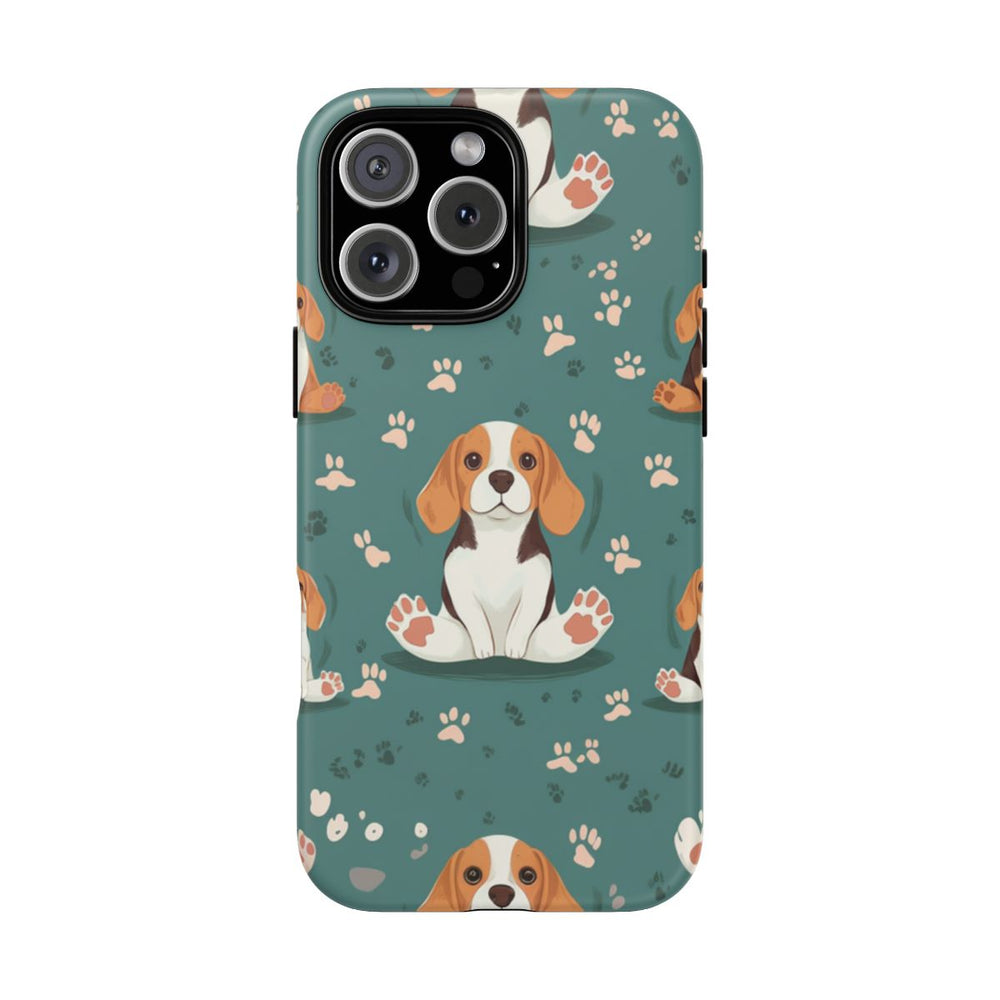 Beagles met Pootafdrukken Patroon