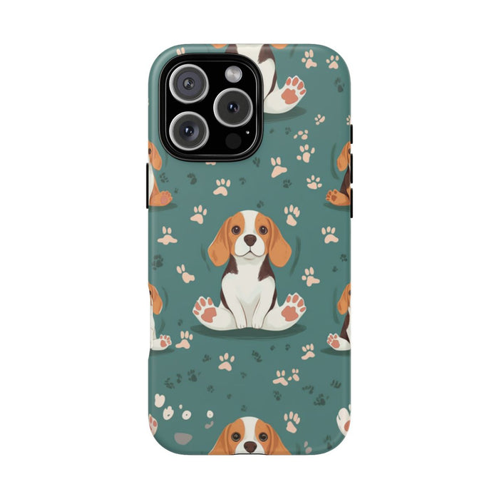 Beagles met Pootafdrukken Patroon