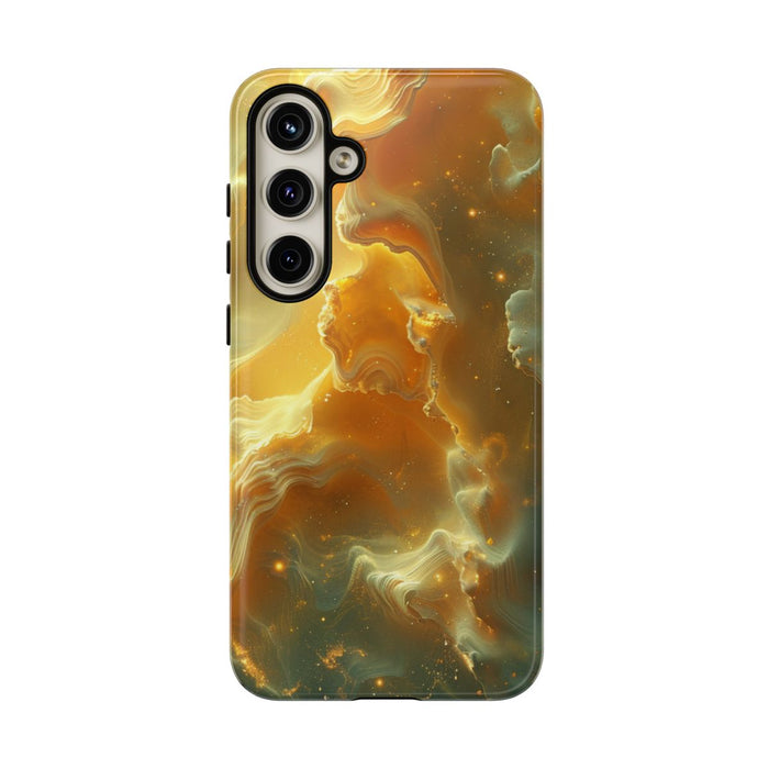 Gouden Nebula Abstract Design