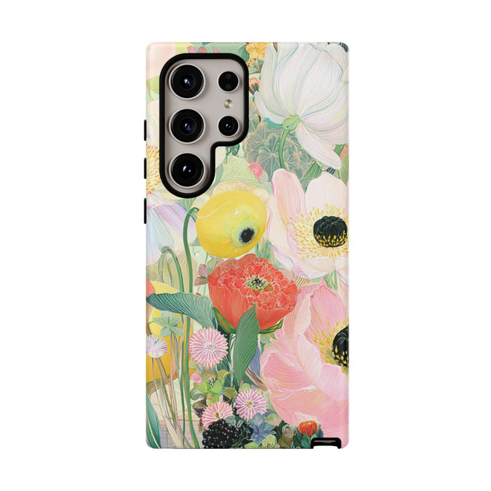 Lichte Pastelbloemen met Vogels