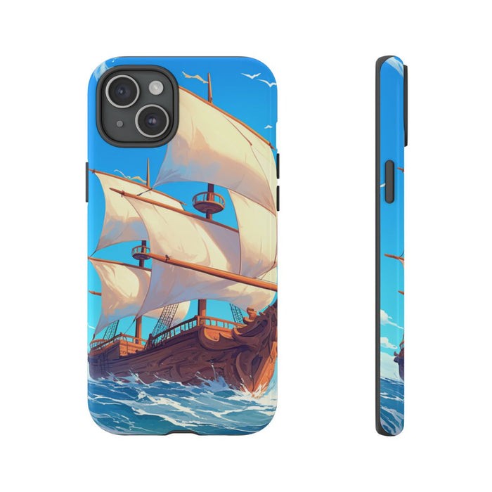 Zeilschip op Blauwe Oceaan