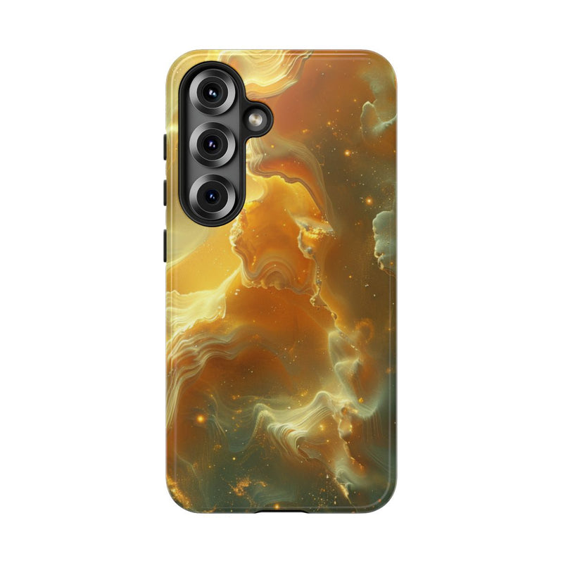 Gouden Nebula Abstract Design